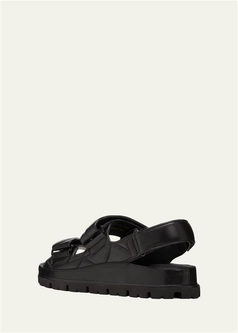 prada quilted leather slingback sporty sandals|prada slingback shoes 2020.